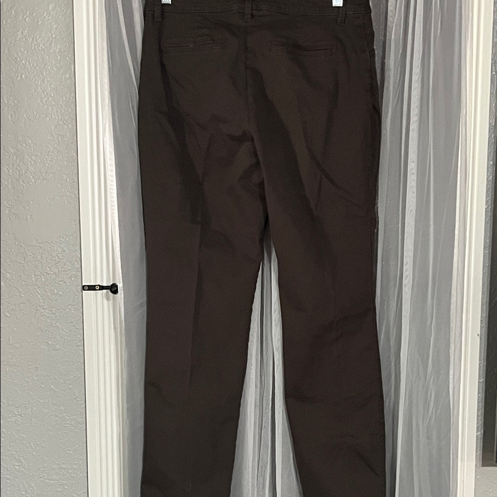 Lee Women's Straight Leg Pants in Dark Brown - Picture 2 of 5